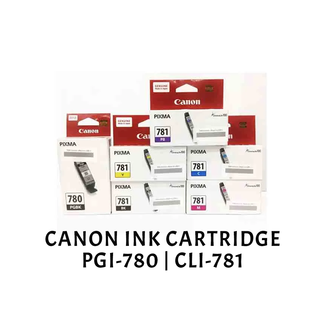 [ORIGINAL] Canon PGI-780 Black & CLI-781 Black Cyan Magenta Yellow Ink Cartridge