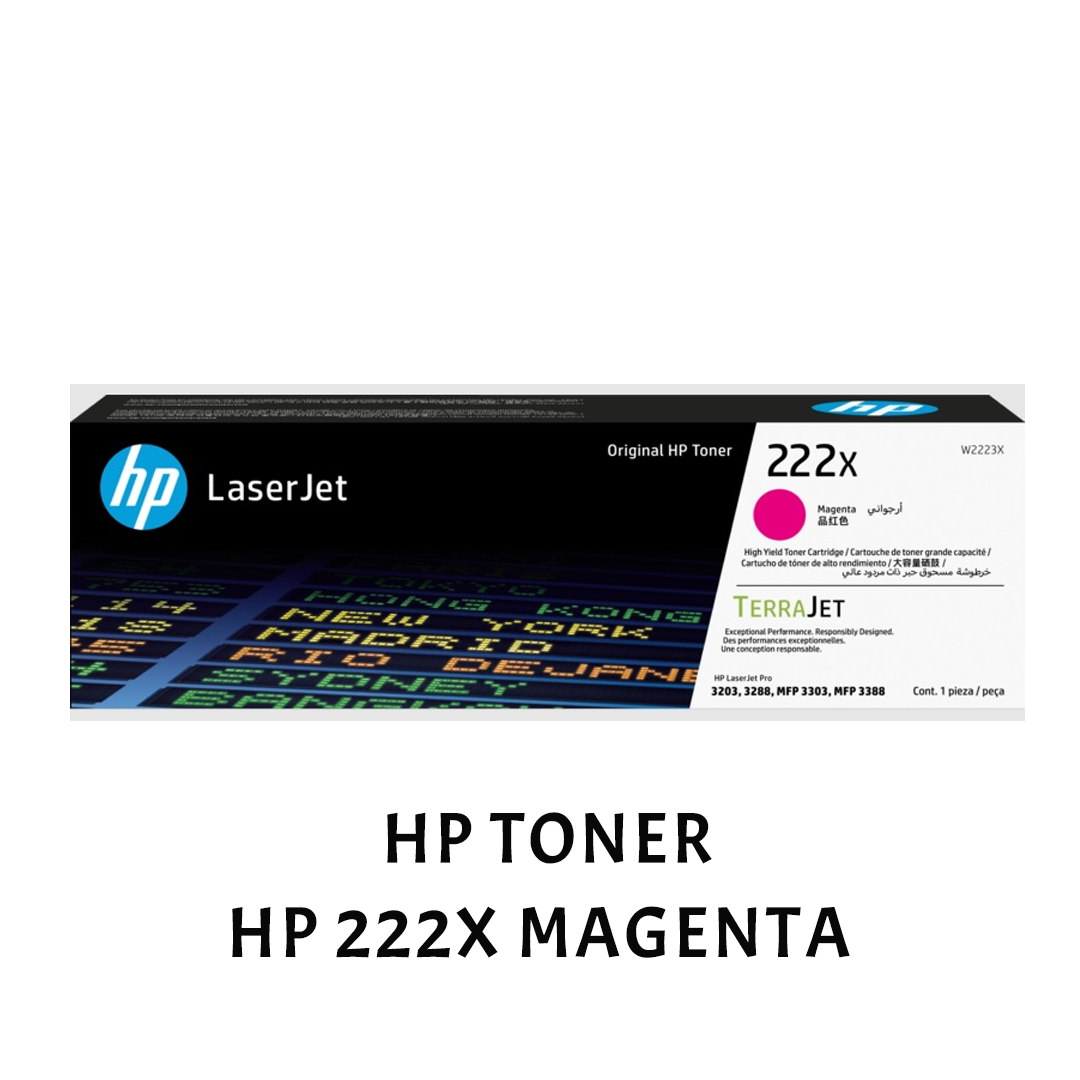 [ORIGINAL] HP Toner Cartridge 222X Black Cyan Magenta Yellow W2220X W2221X W2222X W2223X