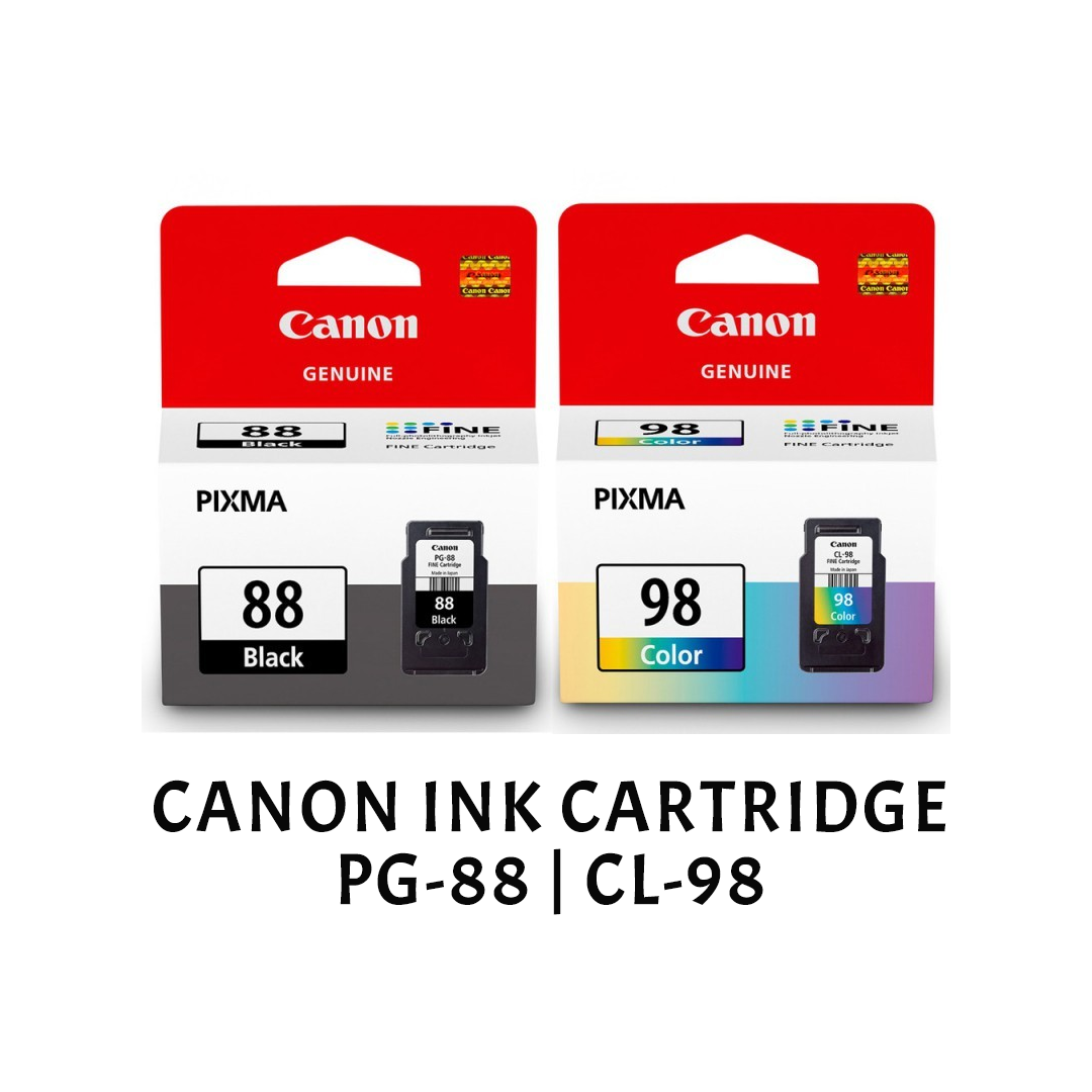 [ORIGINAL] Canon PG-88 Black & CL-98 Color Ink Cartridge