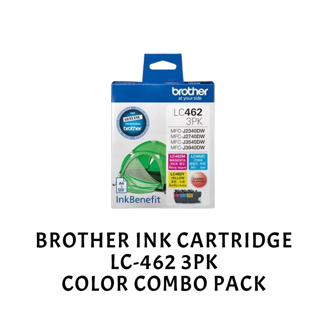 [ORIGINAL] Brother LC462 Black Cyan Magenta Yellow Ink Cartridge