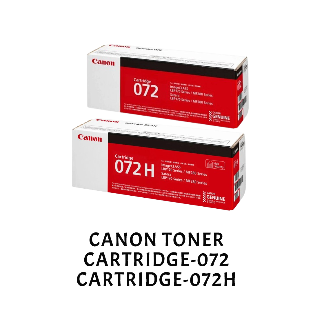 [ORIGINAL] Canon Toner Cartridge 072 / 072H