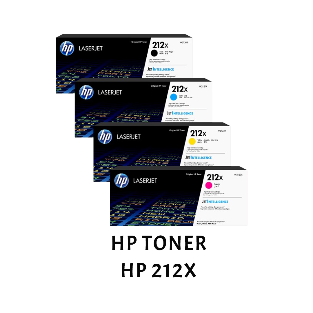[ORIGINAL] HP Toner Cartridge 212X Black Cyan Magenta Yellow W2120X W2121X W2122X W2123X