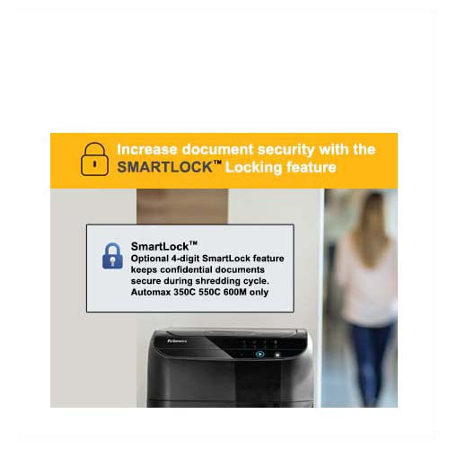 Fellowes AutoMax™ 350C Cross Cut Shredder