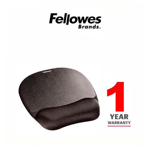 Fellowes Memory foam Mousepad with wrist rest (black)
