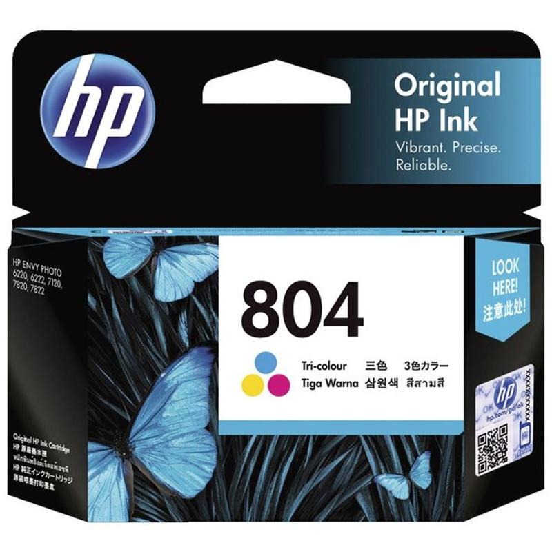 [ORIGINAL] HP Ink Cartridge HP 804/804XL Black Tri-color