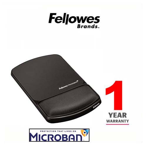 Fellowes Mousepad Wrist support with Microban® Protection