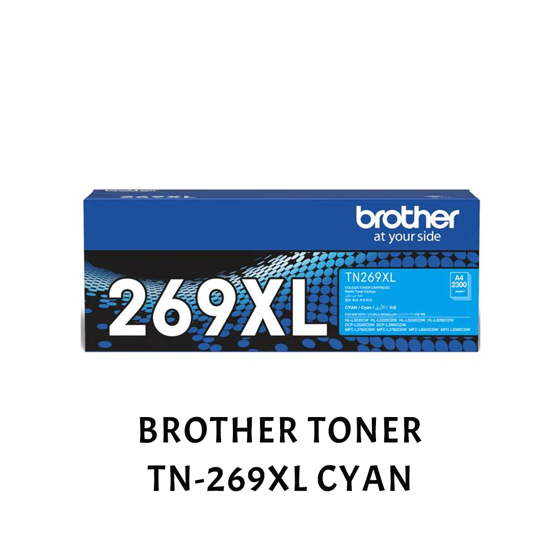 [ORIGINAL] Brother Toner Cartridge TN-269XL Black Cyan Magenta Yellow & Drum DR-269CL