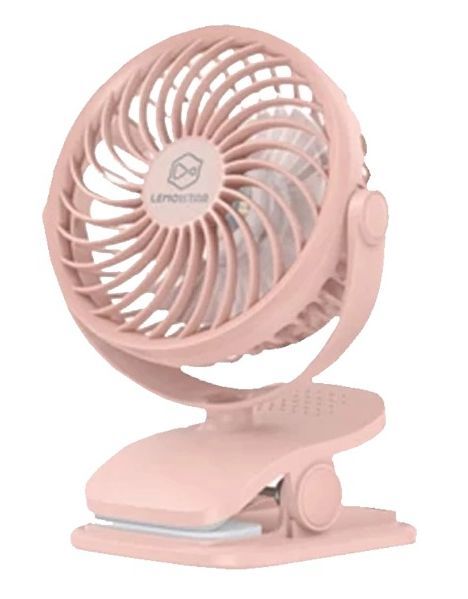 LEMOISTAR Grip 5 Blade 4000 10000mah Electric Auto Rotation Cooling Oem Table Outdoor Mini Fan Usb Rechargeable Baby Stroller Clip on Fan