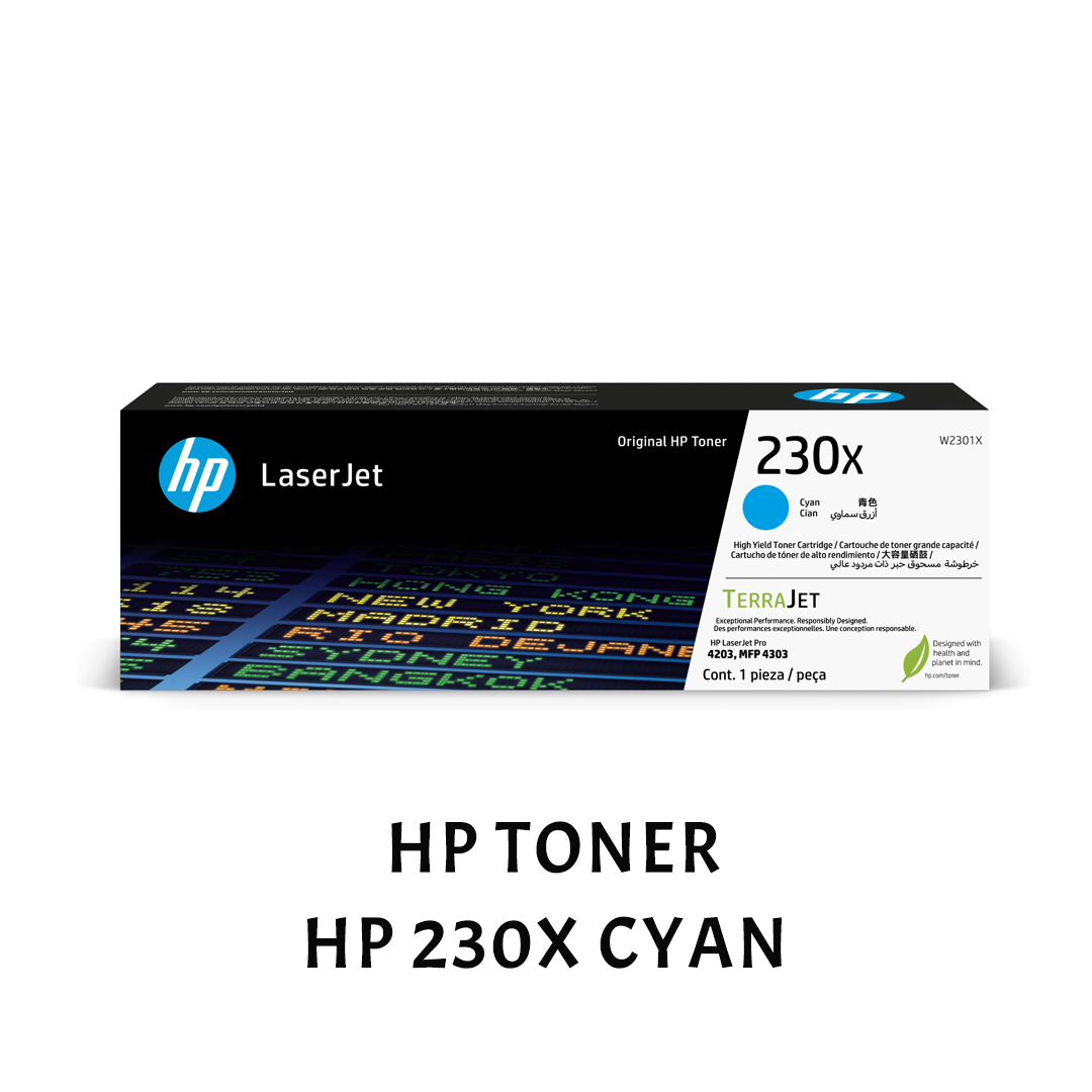 [ORIGINAL] HP Toner Cartridge 230X Black Cyan Magenta Yellow W2300X W2301X W2302X W2303X