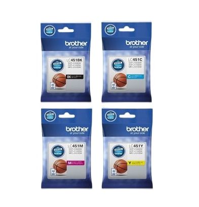 [ORIGINAL] Brother Ink LC-451/LC-451XL Black Cyan Magenta Yellow