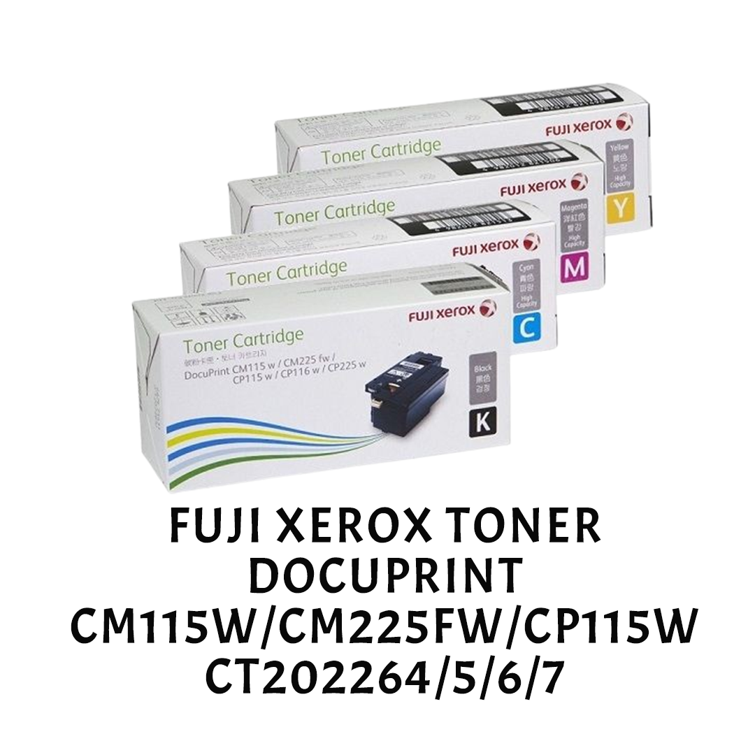 [ORIGINAL] Fujifilm Fuji Xerox Toner Cartridge CT202264 CT202265 CT202266 CT202267