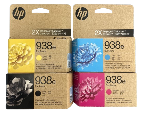 [ORIGINAL] HP Ink Cartridge HP 938e Black, Cyan, Magenta, Yellow 4S6X9PA 4S6Y0PA 4S6Y1PA 4S6Y2PA