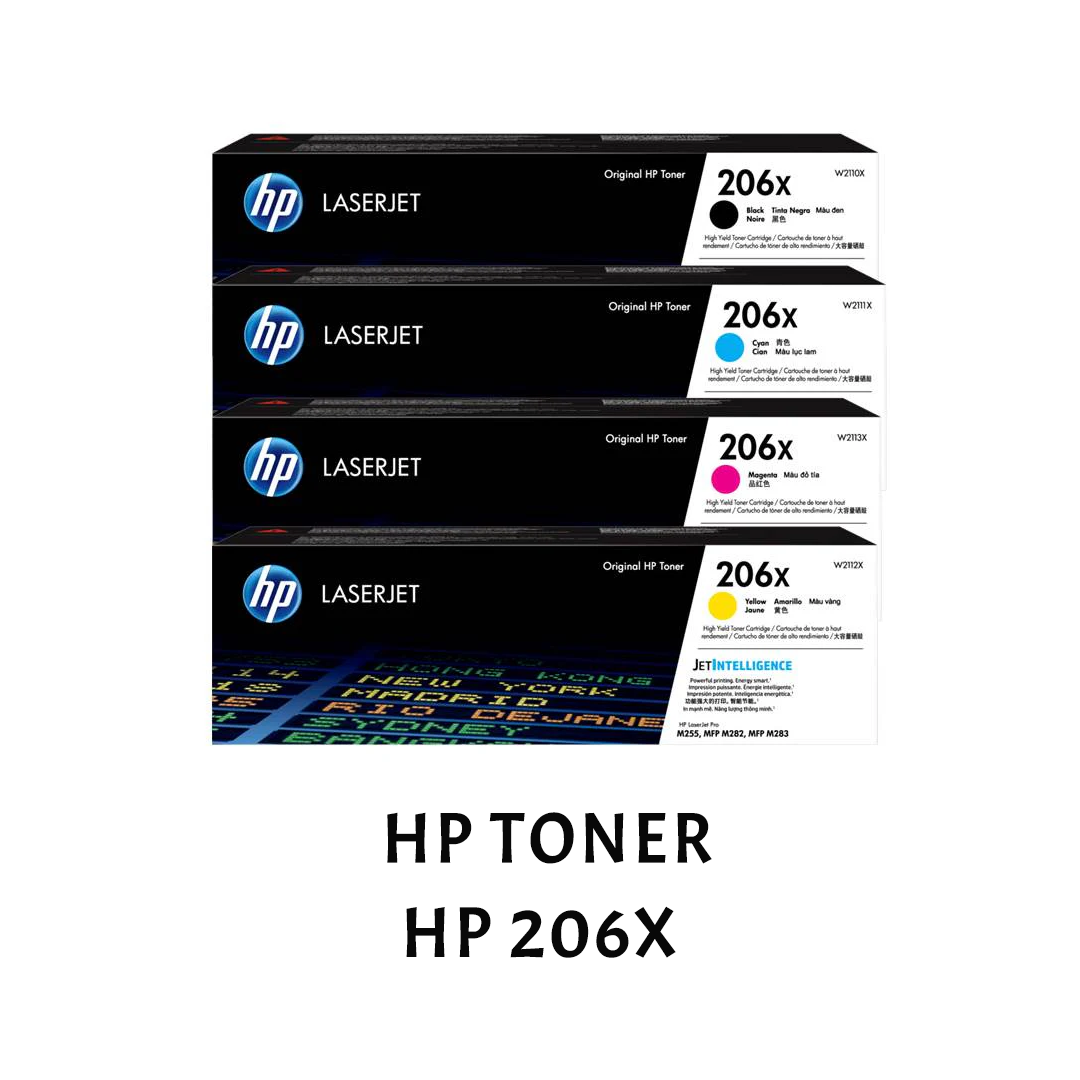 [ORIGINAL] HP Toner Cartridge 206A / 206X Black Cyan Yellow Magenta W2110A W2110X W2111A W2111X W2112A W2112X W2113A W2113X