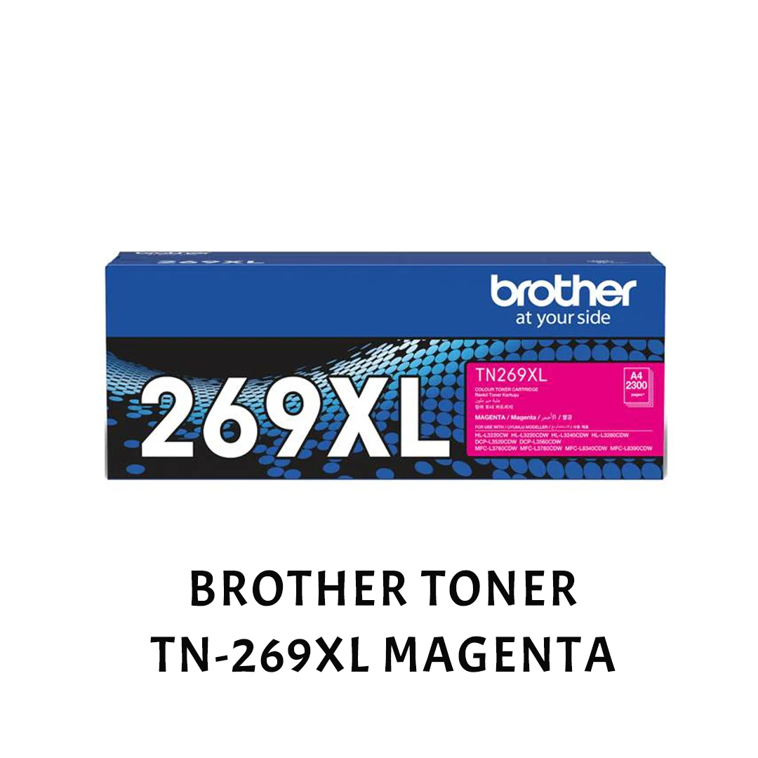 [ORIGINAL] Brother Toner Cartridge TN-269XL Black Cyan Magenta Yellow & Drum DR-269CL