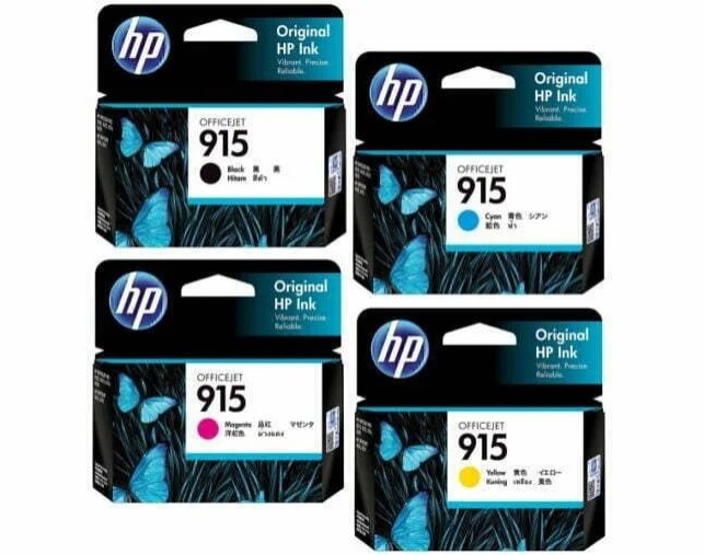 HP 915 / 915XL Black Cyan Magenta Yellow Ink Cartridge [ORIGINAL]