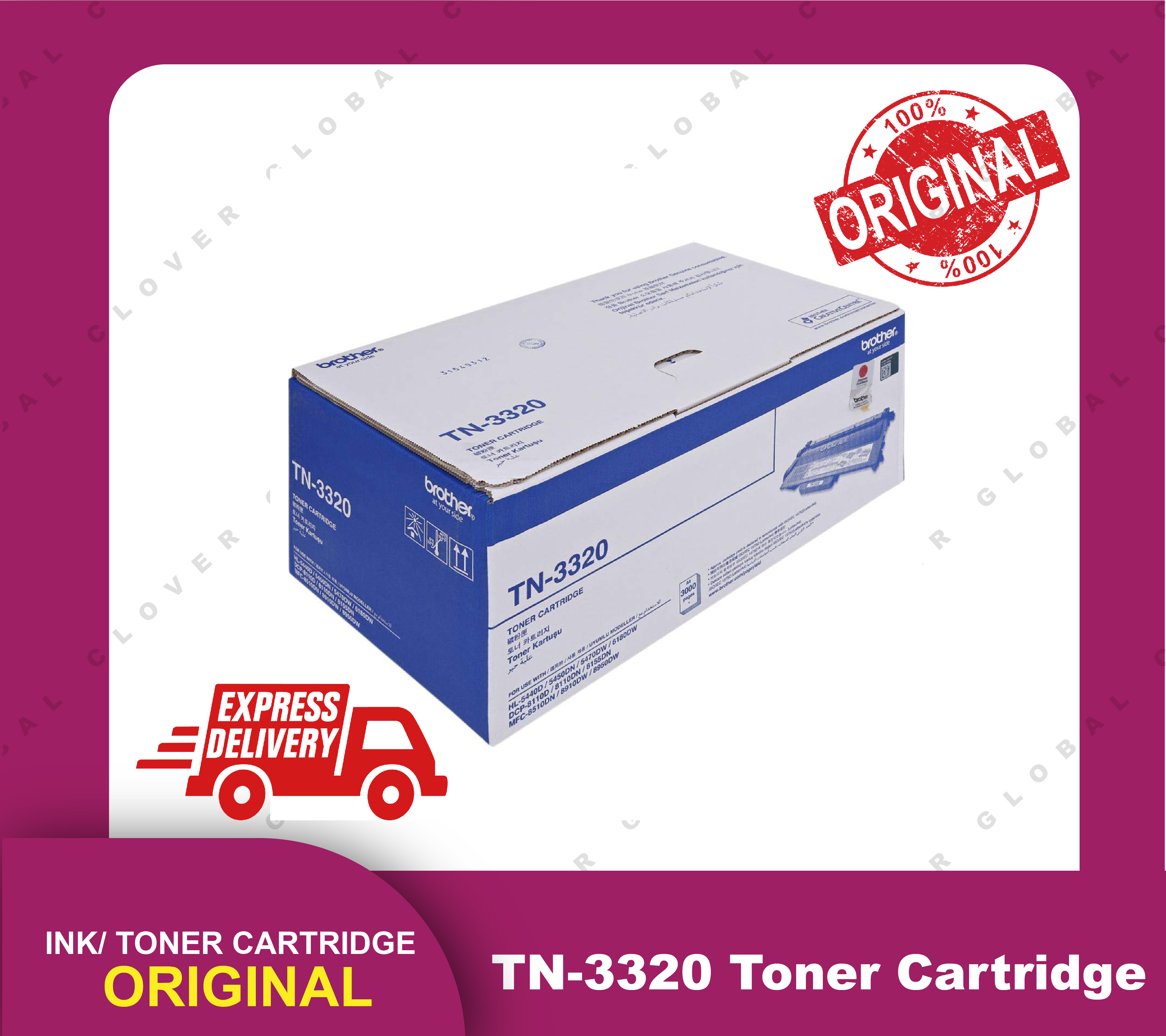 [ORIGINAL] Brother Toner Cartridge TN-3320