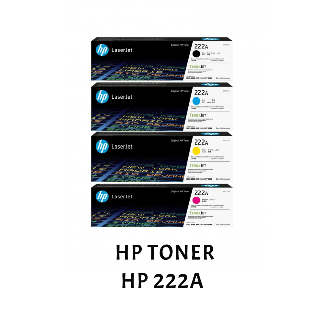[ORIGINAL] HP Toner Cartridge 222A Black Cyan Magenta Yellow W2220A W2221A W2222A W2223A