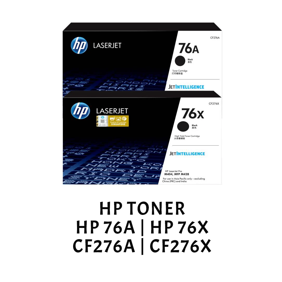 [ORIGINAL] HP TONER HP 76A 76X BLACK CF276A CF276X CF276XC