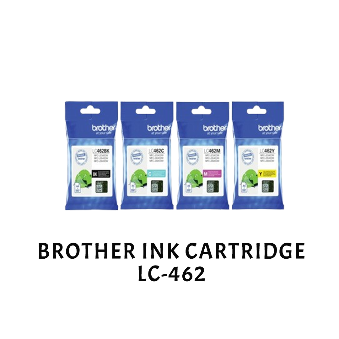 [ORIGINAL] Brother LC462 Black Cyan Magenta Yellow Ink Cartridge