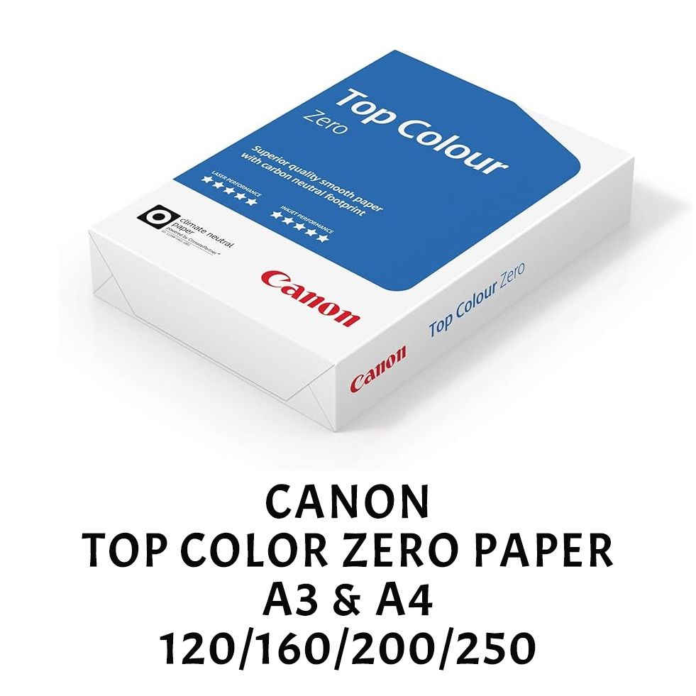 Canon Top Color Zero Copier Paper A3 & A4 Paper 120gsm 160gsm 200gsm 250gsm
