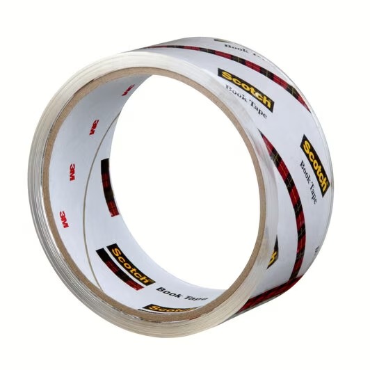 Scotch 845 Book Tape, 2 Inches x 15 Yards, Crystal Clear