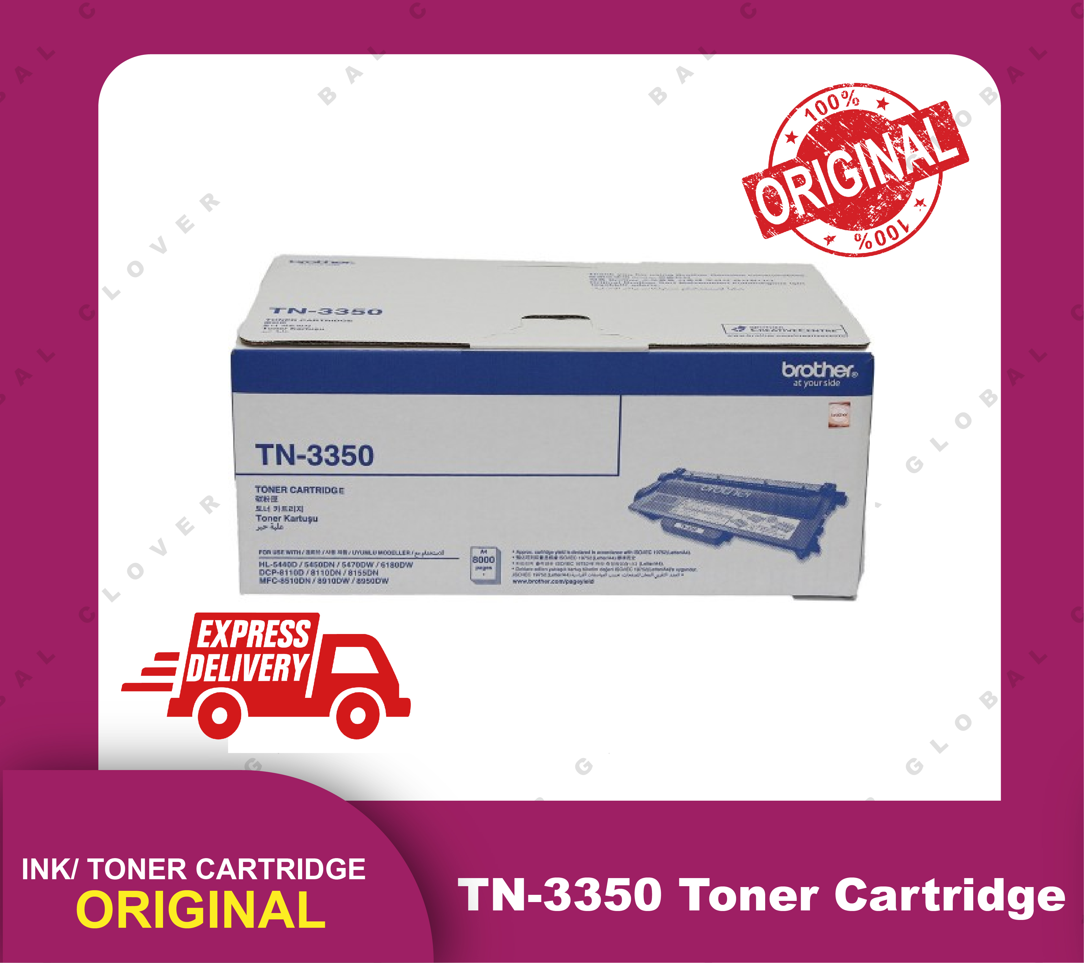 [ORIGINAL] Brother Toner Cartridge TN-3350