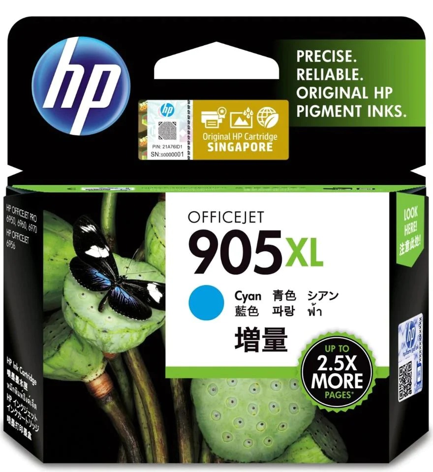 [ORIGINAL] HP 905 / 905XL Black Cyan Magenta Yellow Ink Cartridge 