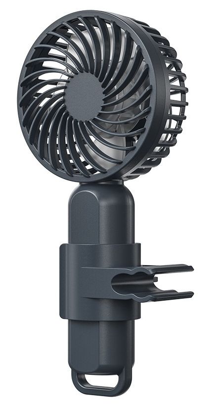 LEMOISTAR Handheld Mini Fan, 3 Speed Powerful Hand Fan, Small Pocket Fan, USB Rechargeable Battery Operated Personal Fan