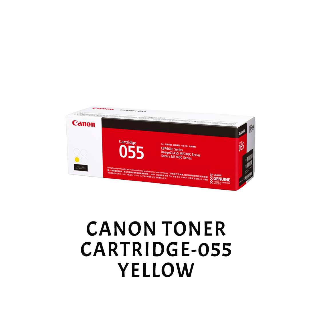 [ORIGINAL] Canon Toner Cartridge 055 Black Cyan Magenta Yellow