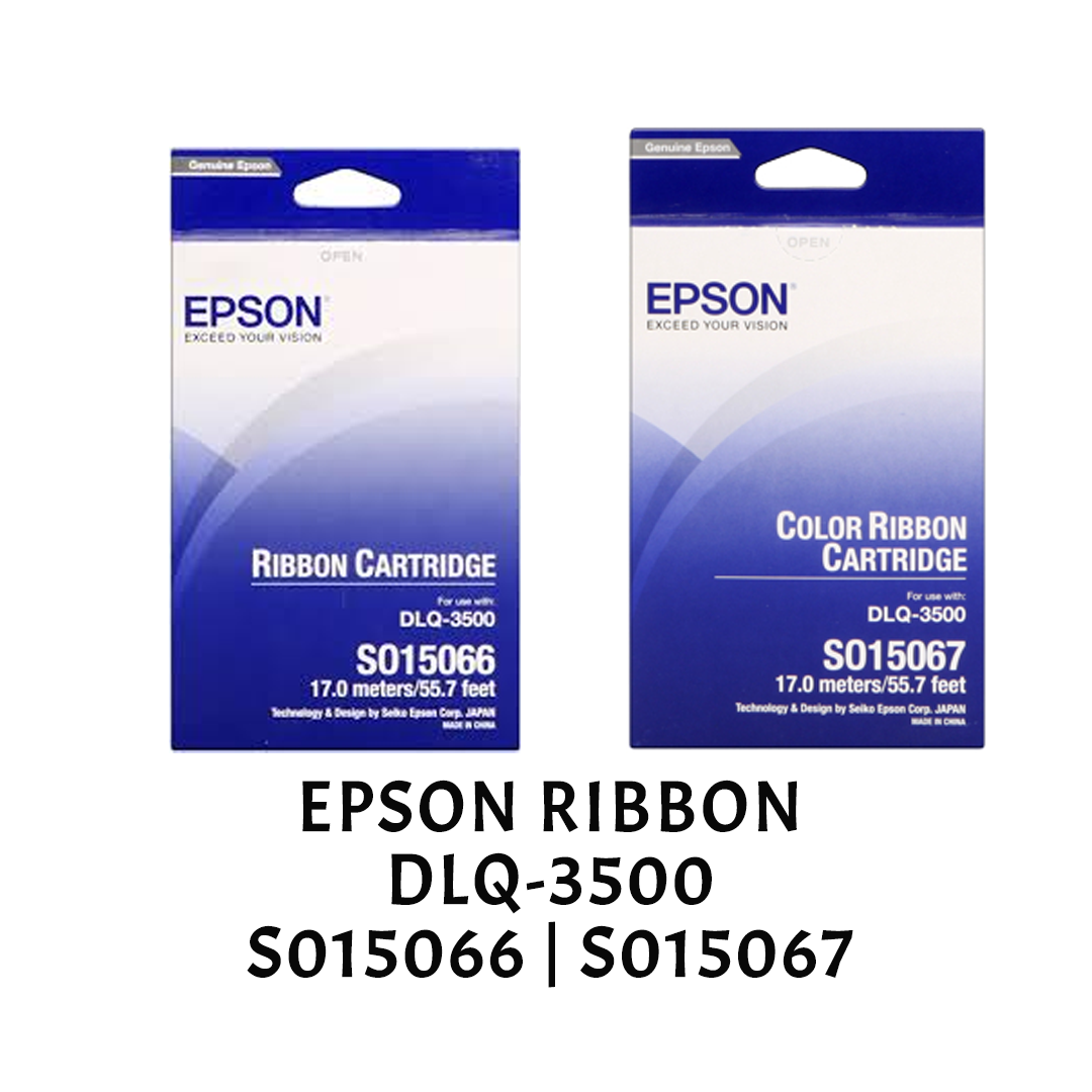 [ORIGINA] Epson Black & Color Ribbon Cartridge DLQ-3500 S015066 S015067