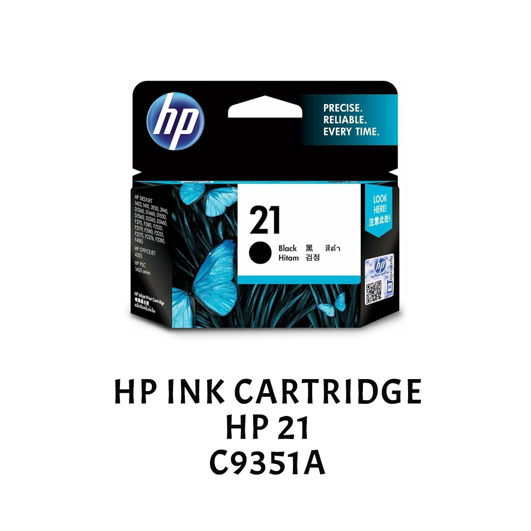 [ORIGINAL] HP Ink Cartridge HP 21 Black C9351A