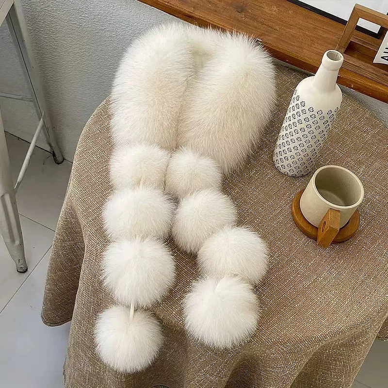 Luxury Fluffy Hood Scarf