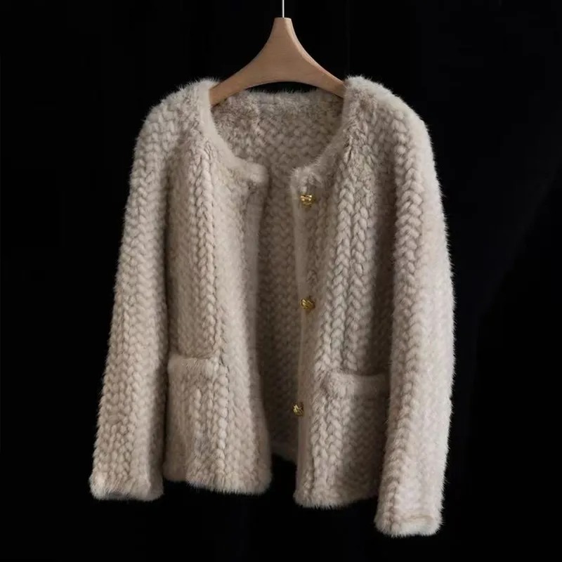 Women's Textured Faux Fur Short Jacket | FW-021