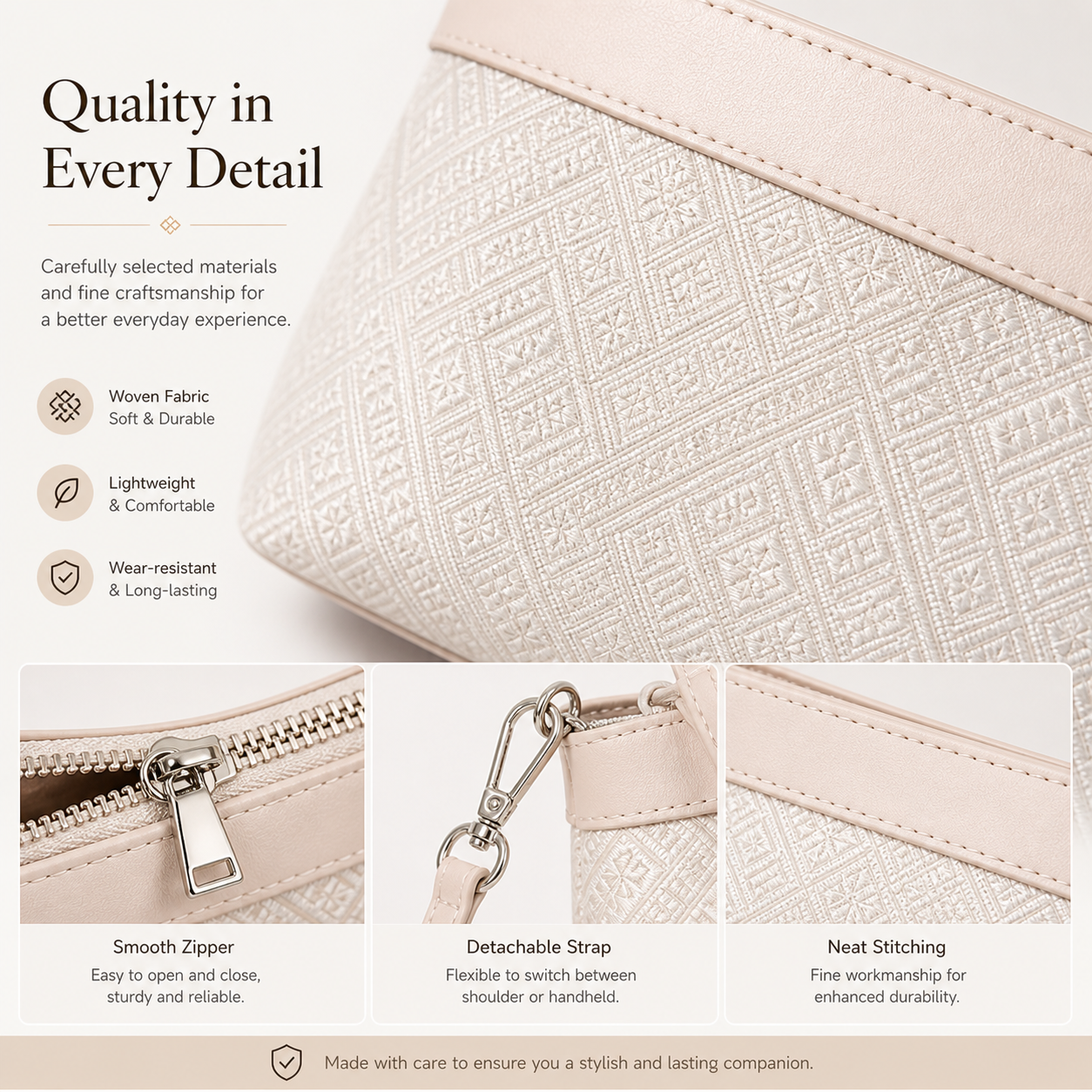 Zhuang Brocade Handbag | Ethnic Pattern Shoulder Bag