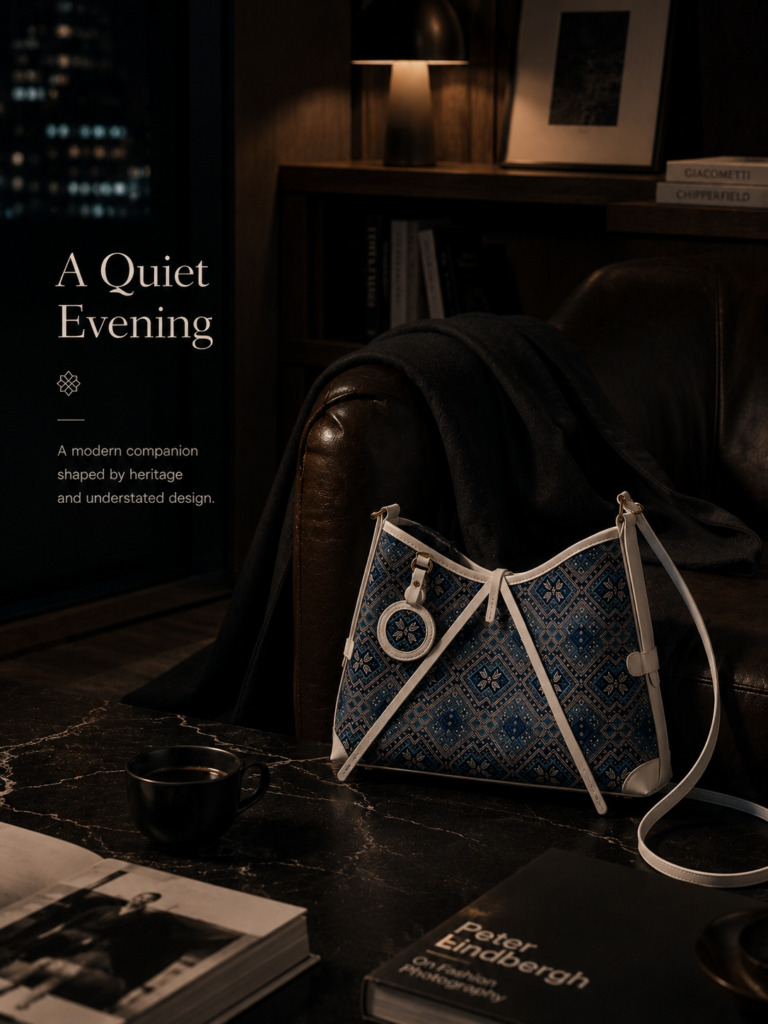Zhuang Brocade Butterfly Hobo Bag - Handwoven Leather Shoulder Bag