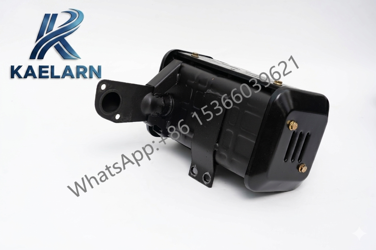 Square Exhaust Muffler For 186 188 190 Series Diesel Engine