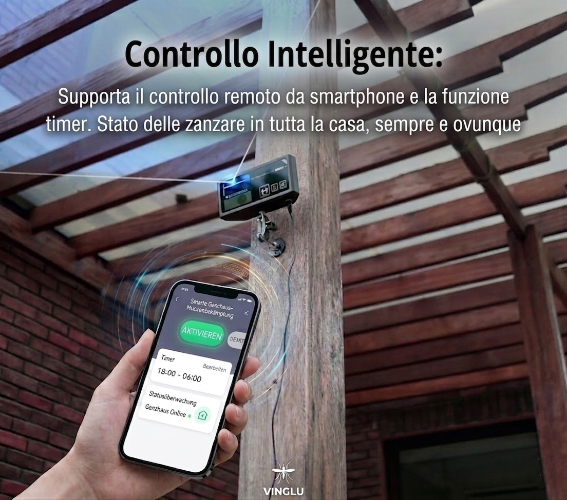 Dite addio alle punture di insetti in tutta sicurezza: Un sistema intelligente e portatile di repulsione degli insetti con tecnologia basata sull'IA per evitare gli insetti.