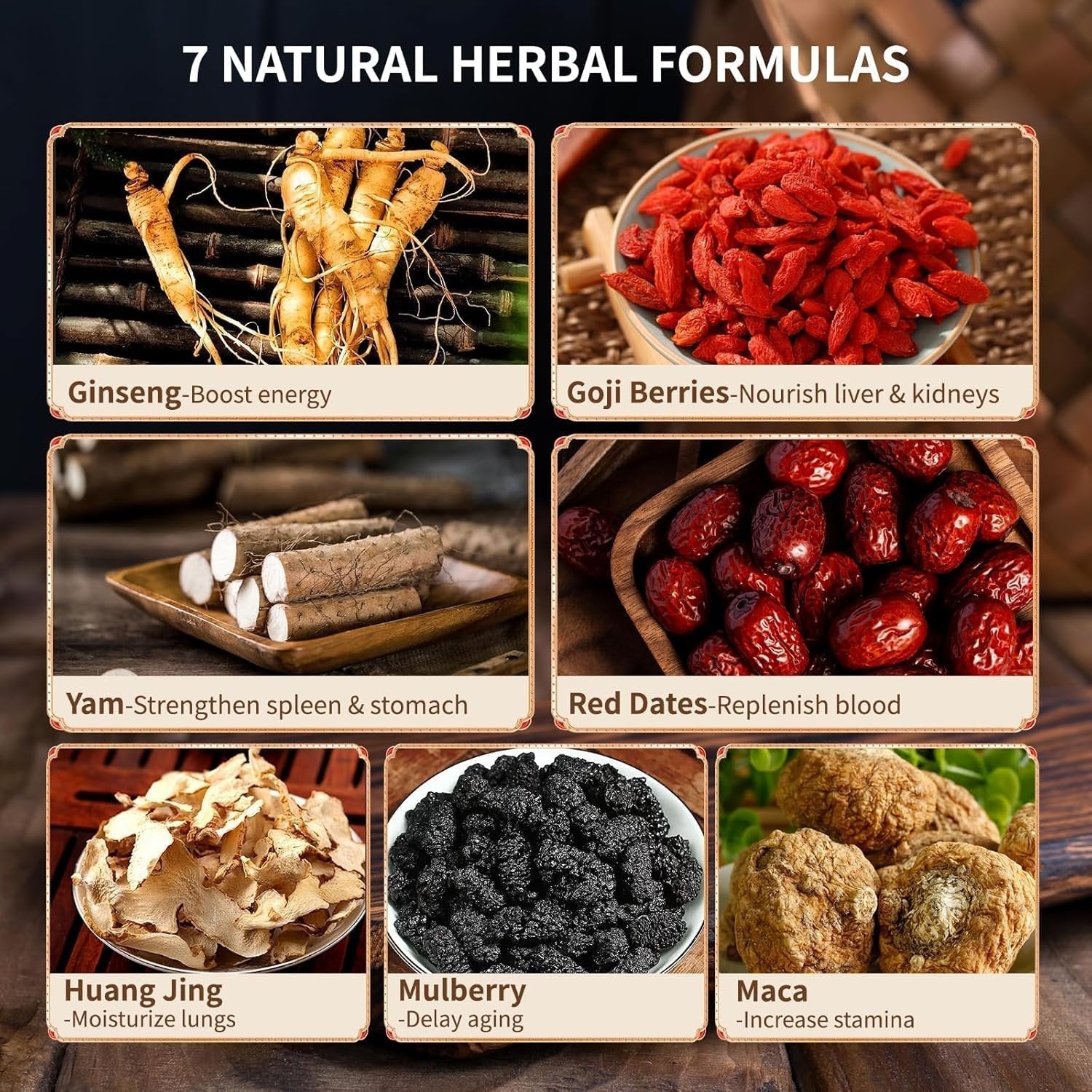 Newyuo® Ginseng & Mulberry Herbal Tea