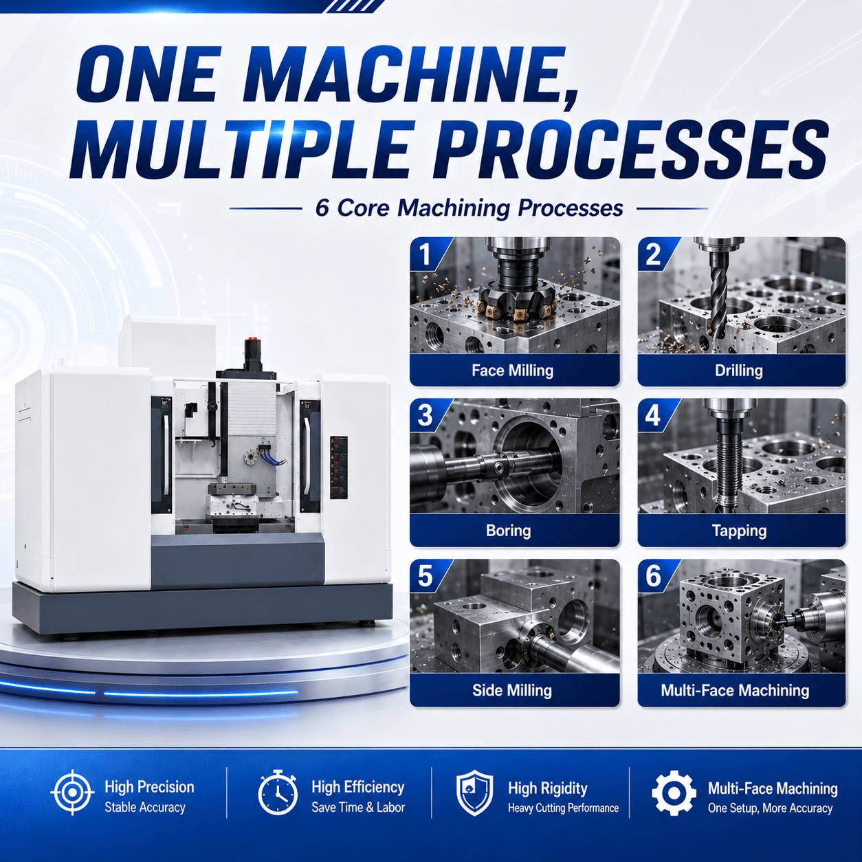 HMC500-Horizontal Machining Center(Cross table）