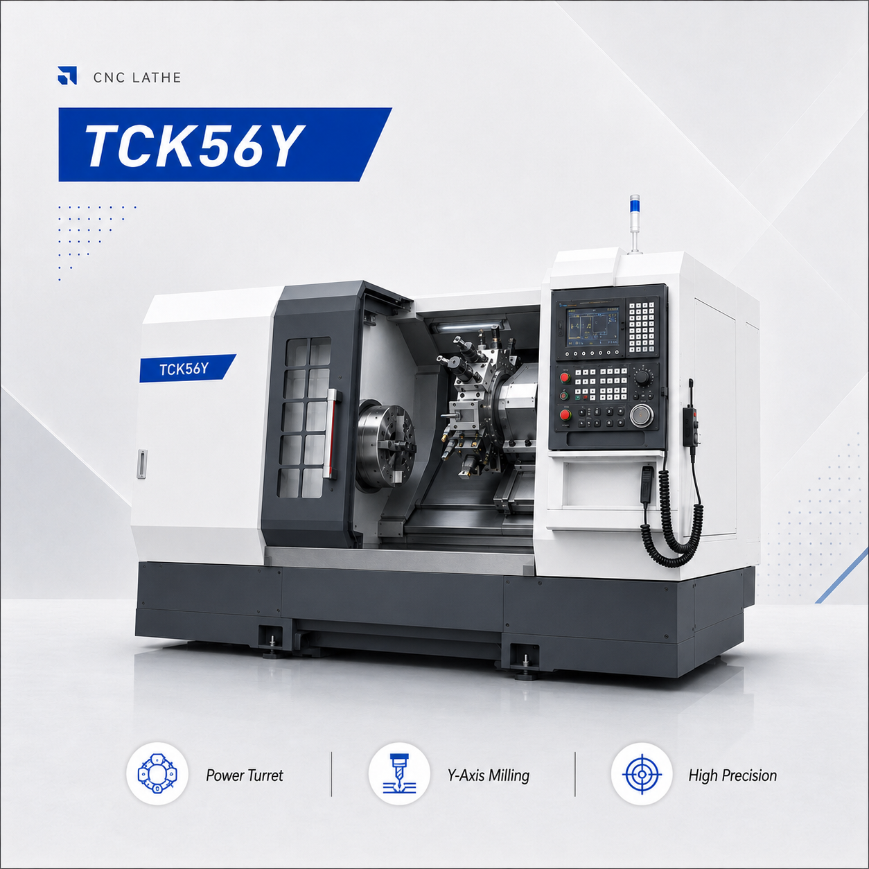 TCK56Y-Slant Bed CNC Lathe Machine