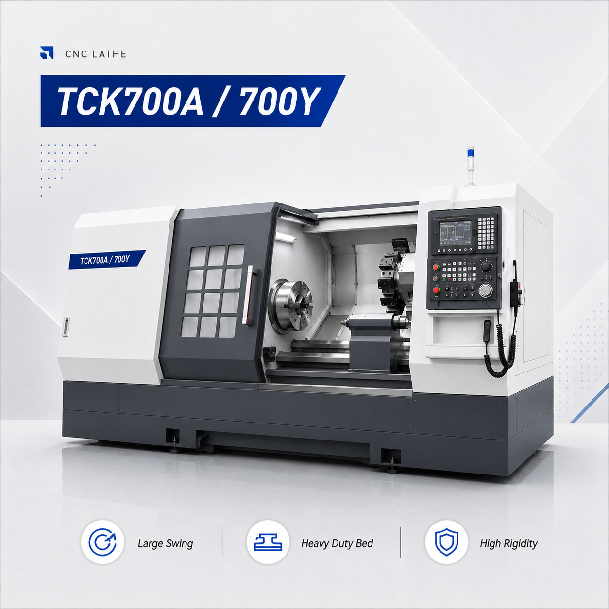 TCK700A/700Y-Slant Bed CNC Lathe Machine