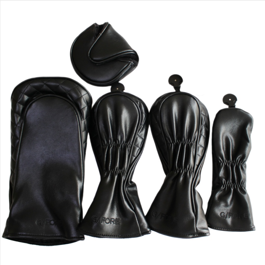 G/FORE ジーフォア ゴルフ ヘッドカバー パターカバー ブレード型 マレット型 ドライバー ウッド用カバー ユーティリティ 5点セット/6点セット 防水仕様 番手付き