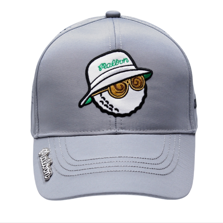 マルボンキャップ メンズ ゴルフ 帽子 UVカット 紫外線対策 日焼け防止 深め つば広 ベースボールキャップ ロゴキャップ スポーツ