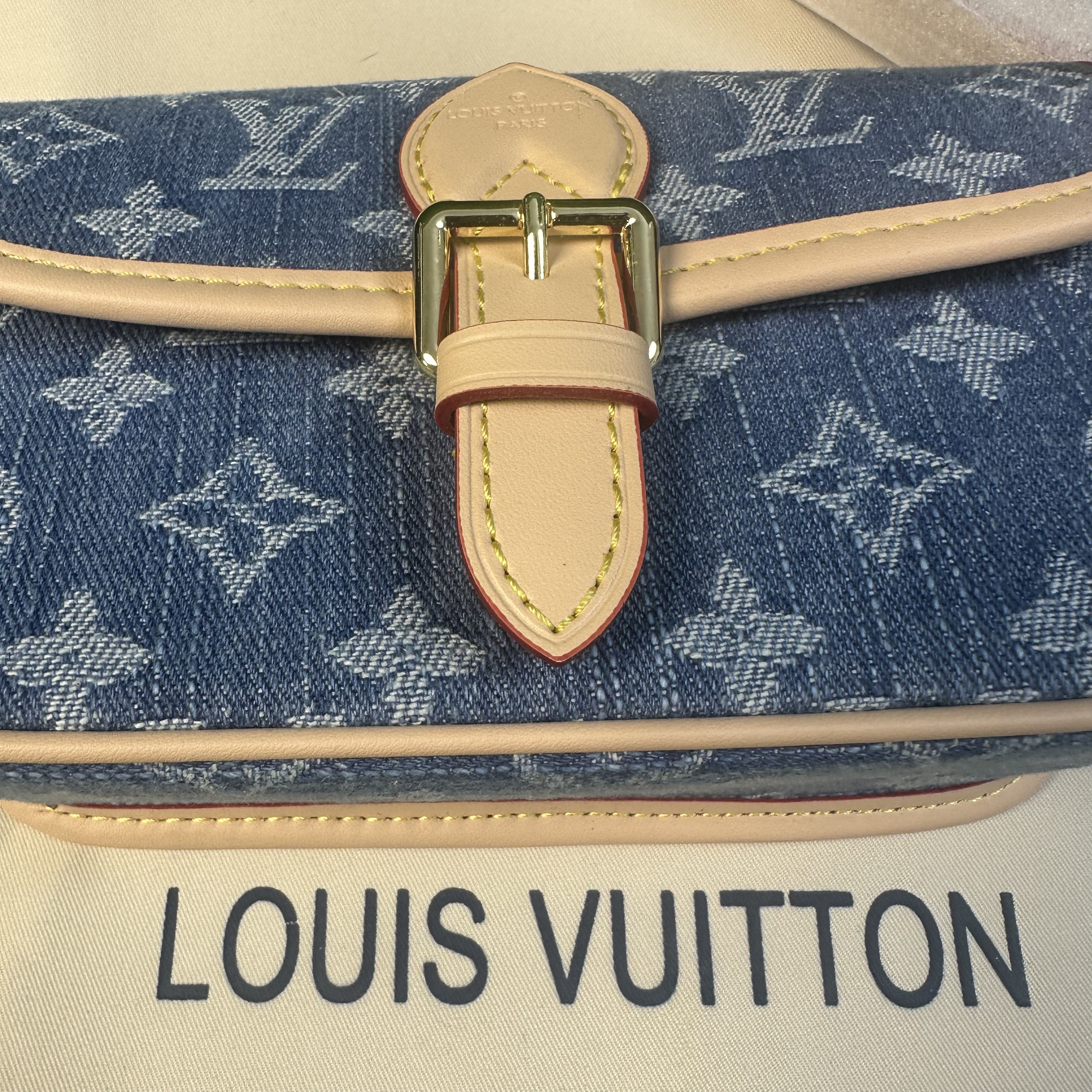 ルイヴィトン ショルダーバッグ LV 2WAYバッグ ミニバッグ LOUIS VUITTON  ハンドバッグ クロスボディバッグ ブルーデニム