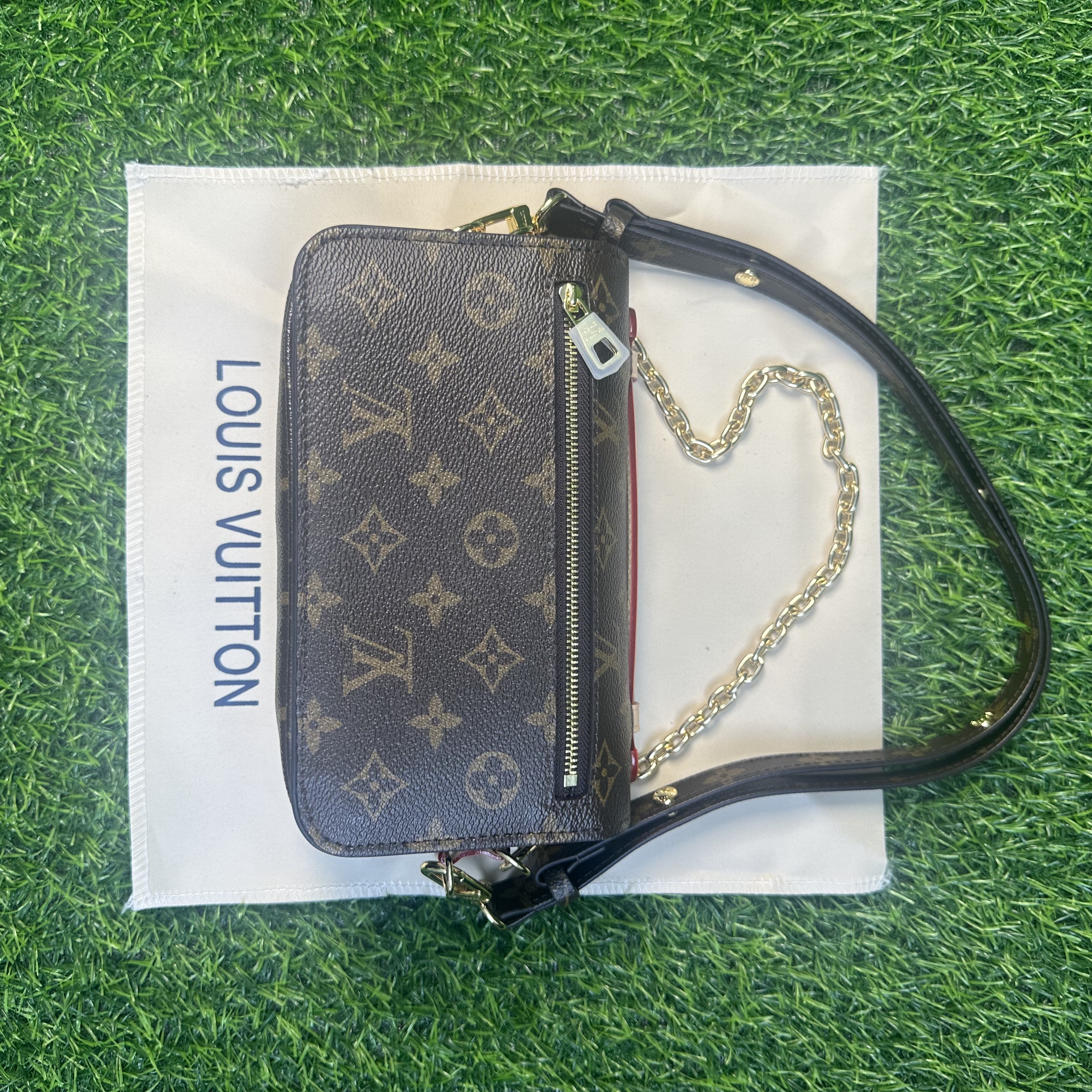 ルイヴィトン / Louis Vuitton ハンドバッグ モノグラム ポシェット・メティス EW レディース ブラウン 茶