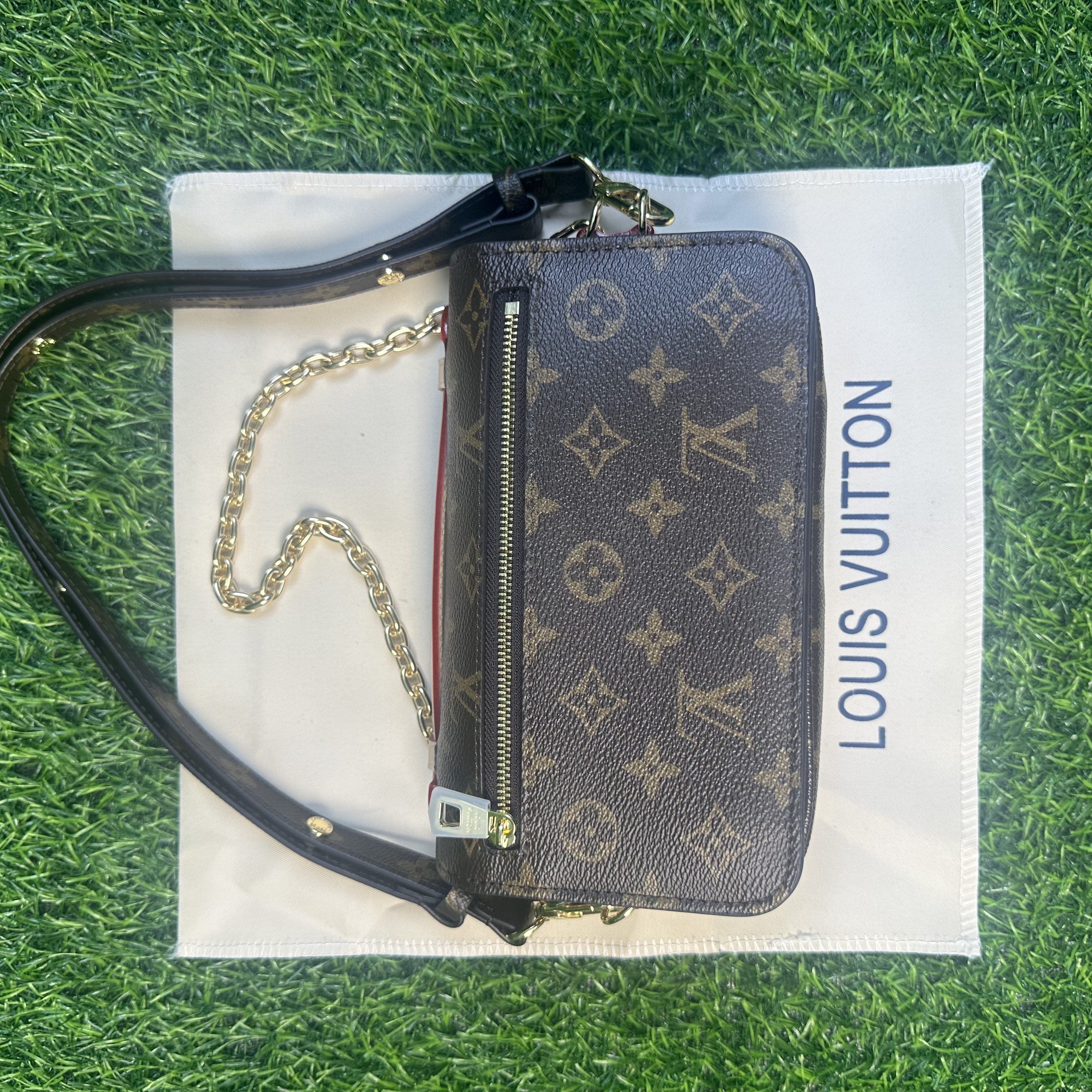 ルイヴィトン / Louis Vuitton ハンドバッグ モノグラム ポシェット・メティス EW レディース ブラウン 茶