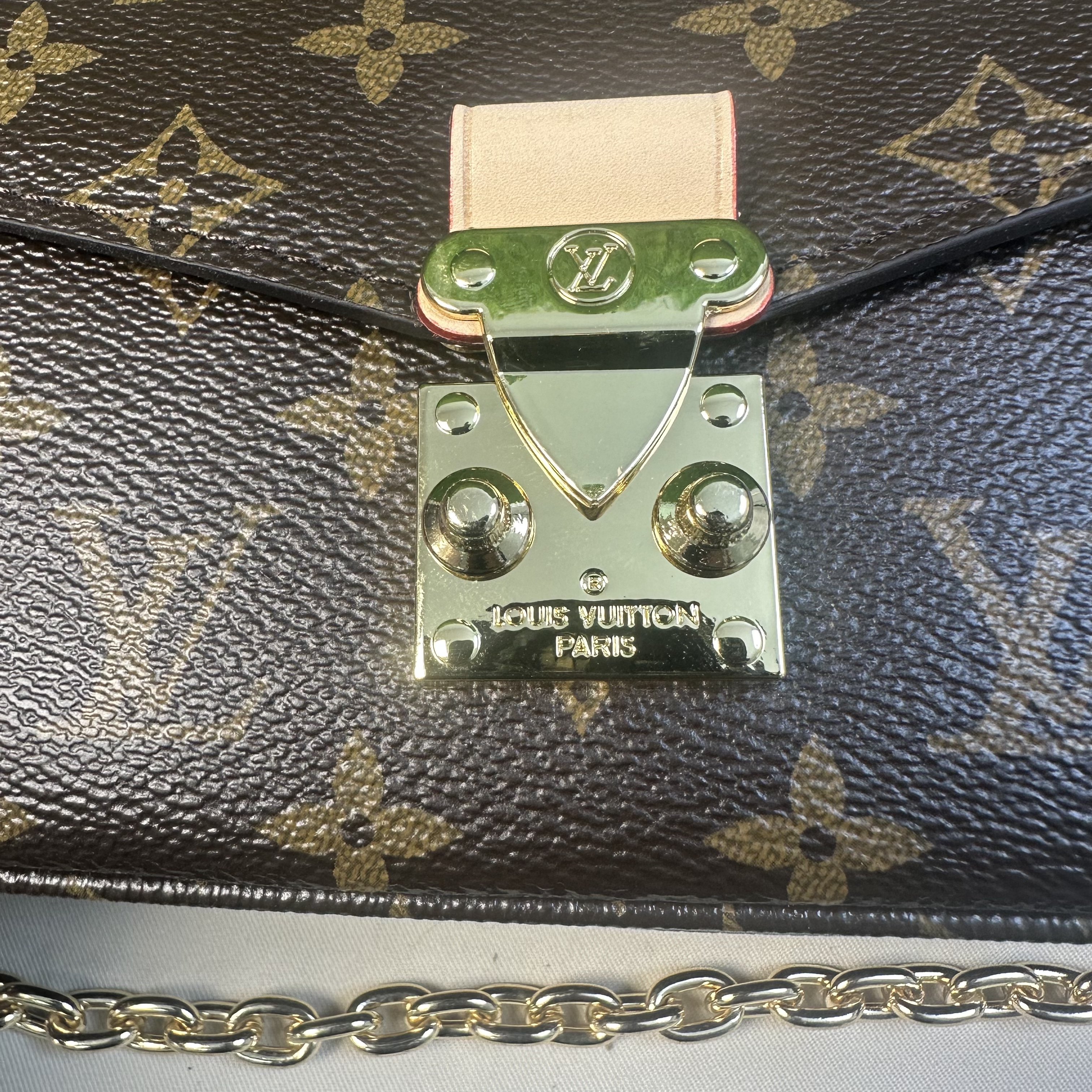 ルイヴィトン / Louis Vuitton ハンドバッグ モノグラム ポシェット・メティス EW レディース ブラウン 茶