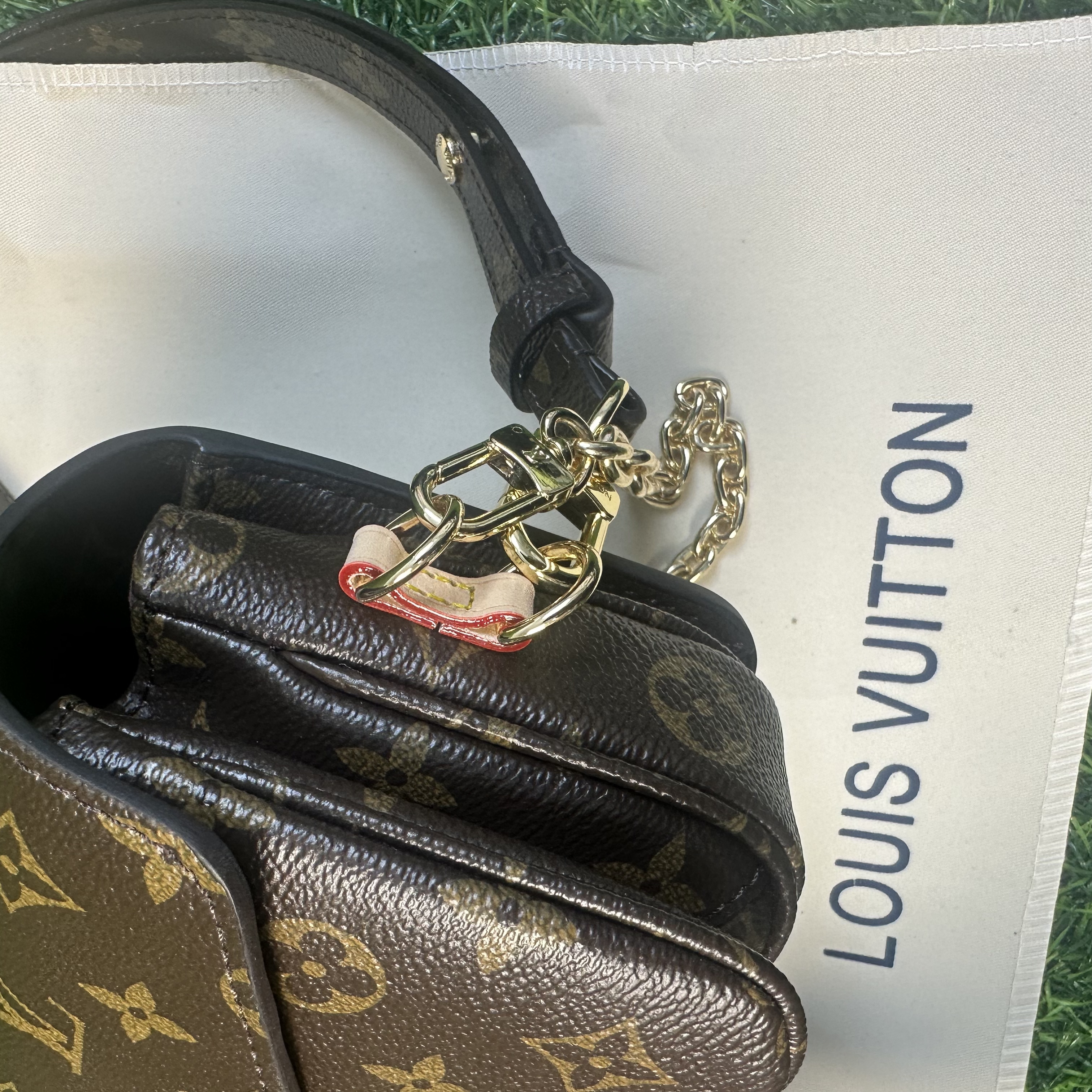 ルイヴィトン / Louis Vuitton ハンドバッグ モノグラム ポシェット・メティス EW レディース ブラウン 茶