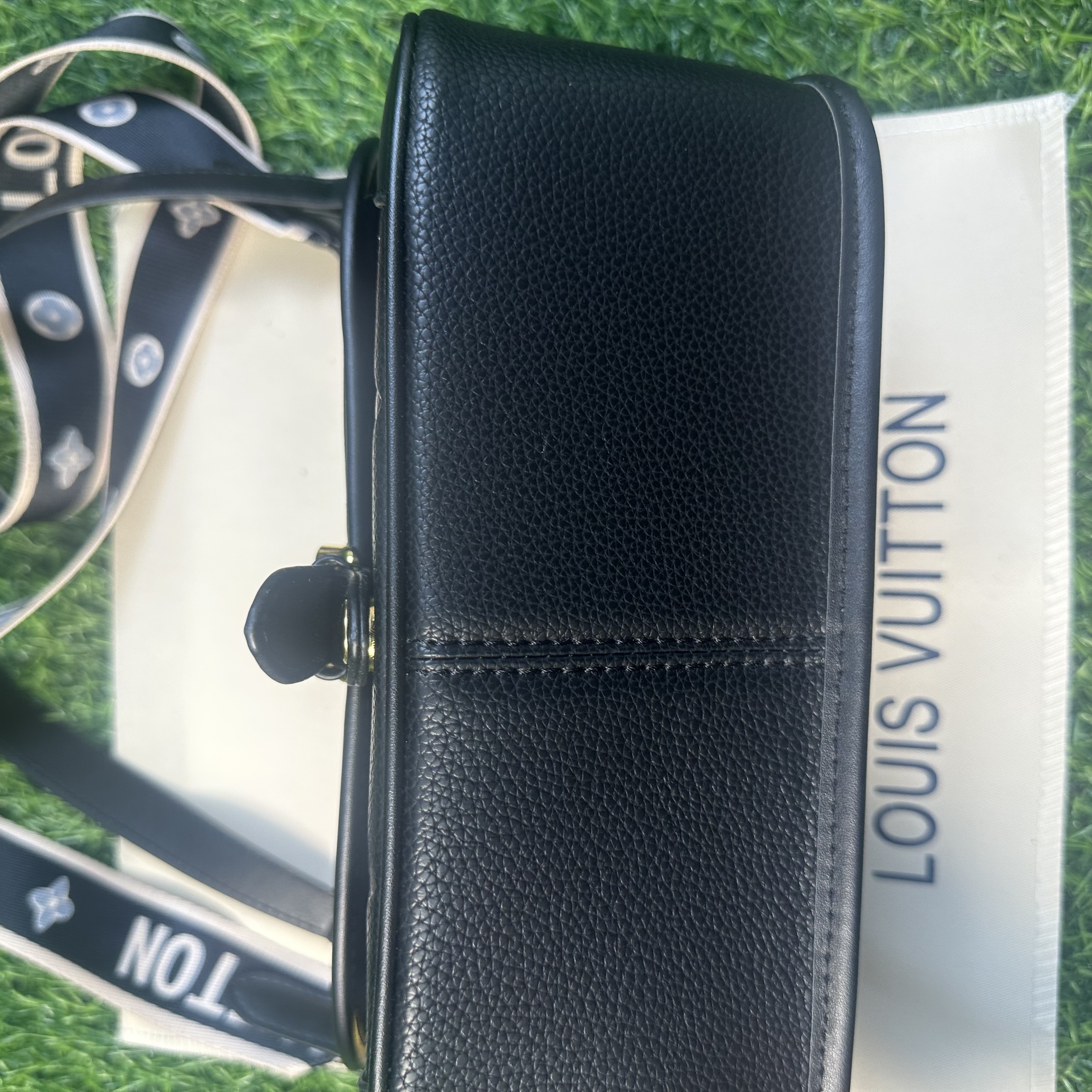 LOUIS VUITTON ルイ・ヴィトン ショルダーバッグ ディアヌ ハンドバッグ モノグラムアンプラント ブラック レディース