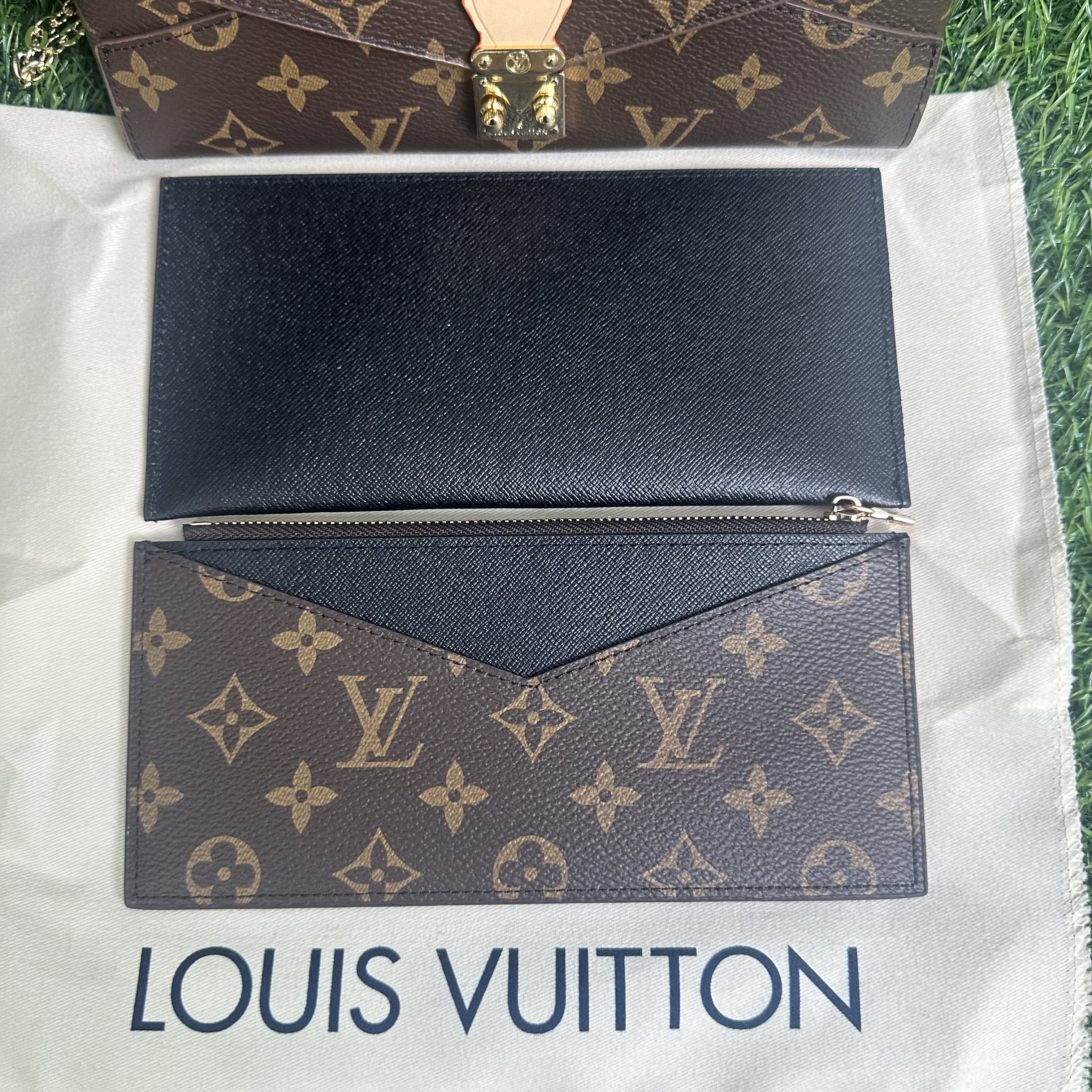 ルイヴィトン ポシェットフェリシー モノグラム ショルダーバッグ ルイヴィトン モノグラムキャンバス ブラウン レディース LOUIS VUITTON 2way チェーンショルダー